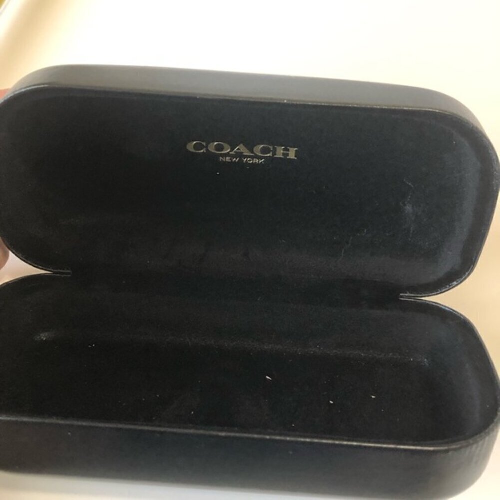 Coach Black Sunglasses Case / eyeglasses case - Picture 9 of 14